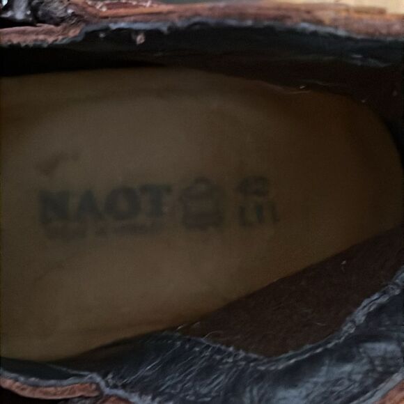 Naot Meditate Brown Leather Studded Ankle Boots size  42 / US 11-11.5 - Picture 7 of 7